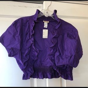 Purple bolero